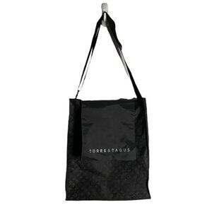 Torre & Tagus Unisex Black Shopping Stylish Tote Bag